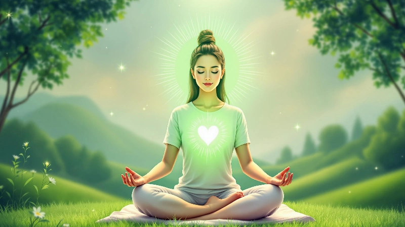 Méditation cœur ouvert